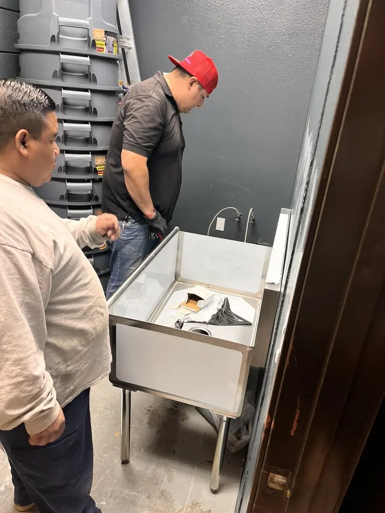 Commercial plumbing and sink installation in Woodlawn